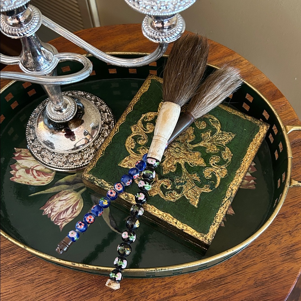 Set of Chinoiserie Chinese Calligraphy Brushes